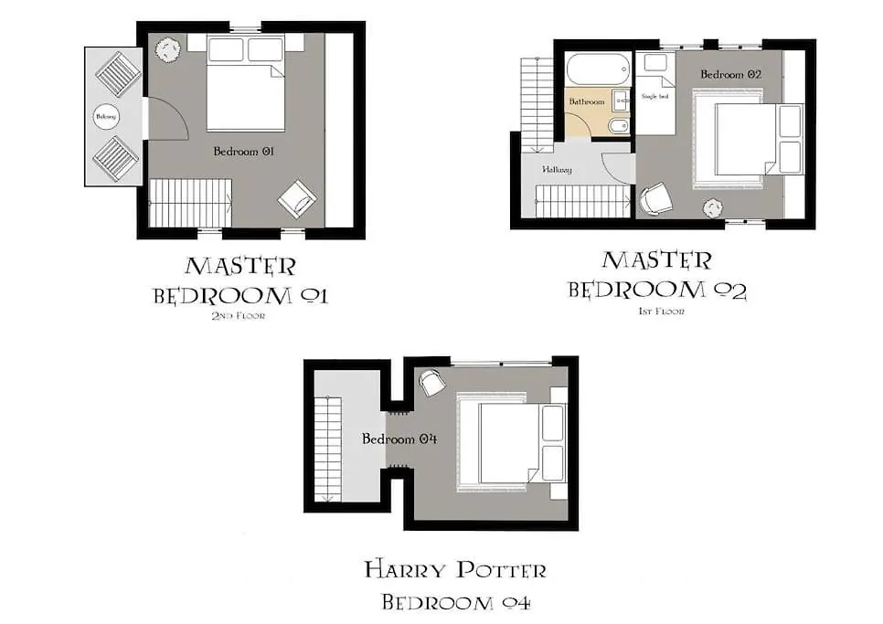 Appartamento 4Br & 2,5Bath Harry Potter Old Town And Great Patio Praga