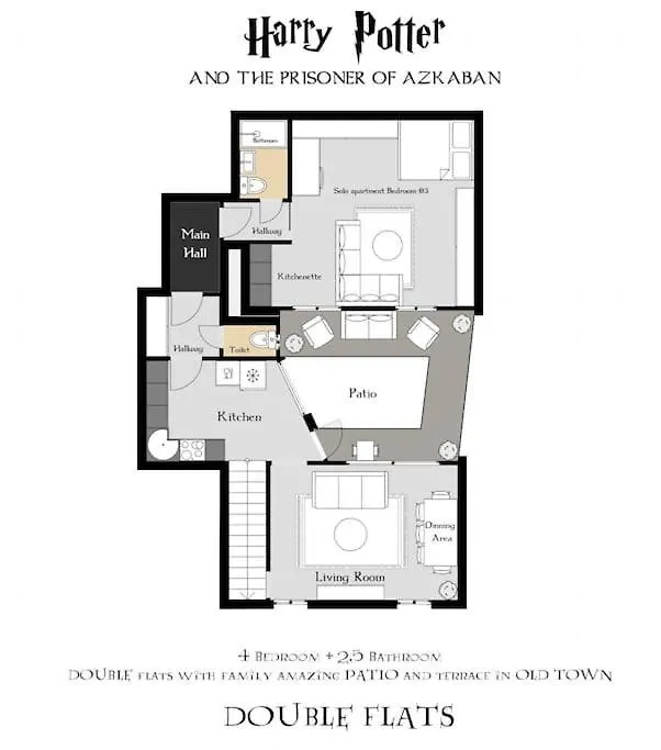 Appartamento 4Br & 2,5Bath Harry Potter Old Town And Great Patio Praga Repubblica Ceca